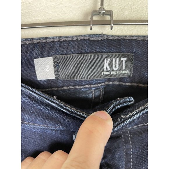 Kut from the Kloth Mia Fab Ab Toothpick Skinny Jeans Size 2 - Picture 4 of 6
